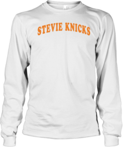New York Knicks Stevie Knicks Taylor wear T Long Sleeved T-shirt