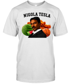 Nigola Tesla Watermelon Fried Chicken Basketball T Classic Men's T-shirt
