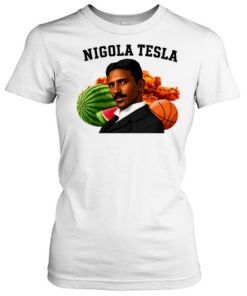 Nigola Tesla Watermelon Fried Chicken Basketball T Classic Women's T-shirt