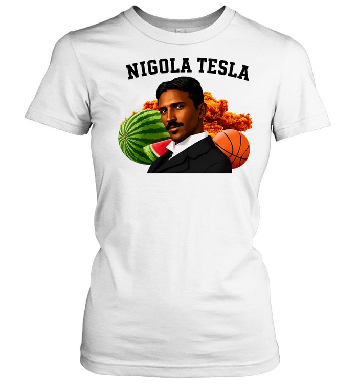 Nigola Tesla Watermelon Fried Chicken Basketball T Classic Women's T-shirt