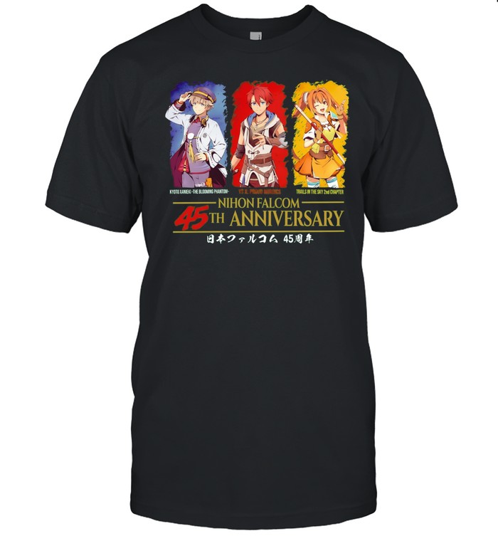 Nihon Falcom 45th Anniversary Key Art Variant Classic Men's T-shirt
