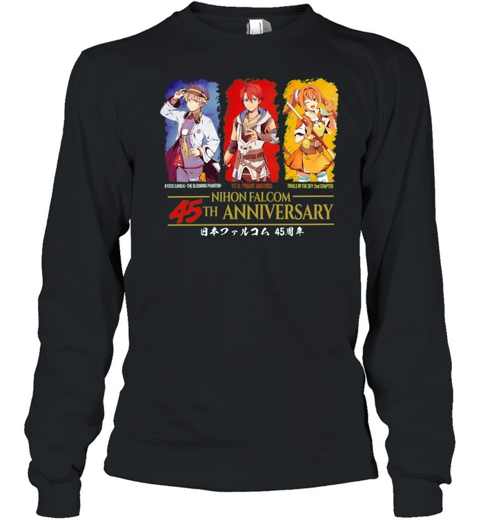 Nihon Falcom 45th Anniversary Key Art Variant Long Sleeved T-shirt