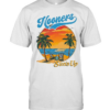 Nooners sun’s up beach sunset  Classic Men's T-shirt
