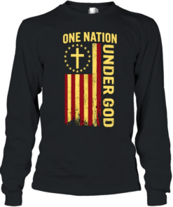 ONE NATION UNDER GOD Long Sleeved T-shirt