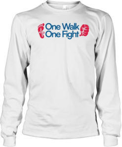 One Walk One Fight Awareness Healthcare  Long Sleeved T-shirt