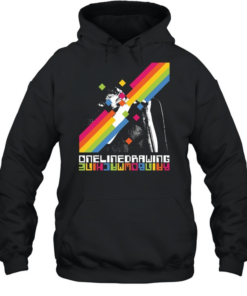 Onelinedrawing Rainbowmachine Unisex Hoodie