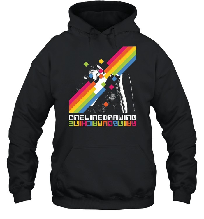 Onelinedrawing Rainbowmachine Unisex Hoodie