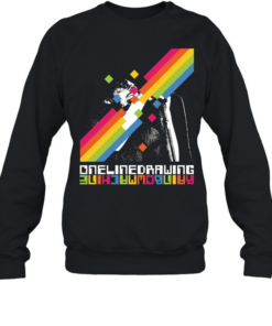 Onelinedrawing Rainbowmachine Unisex Sweatshirt