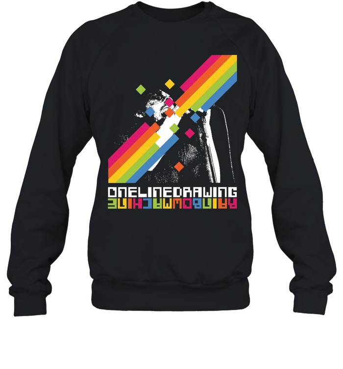 Onelinedrawing Rainbowmachine Unisex Sweatshirt