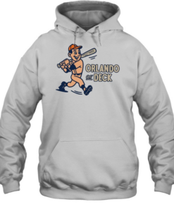 Orlando On Deck Baseball mascot  Unisex Hoodie