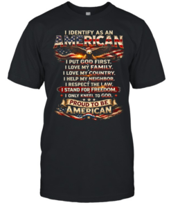 PROUD TO BE AMERICAN  Classic Men's T-shirt