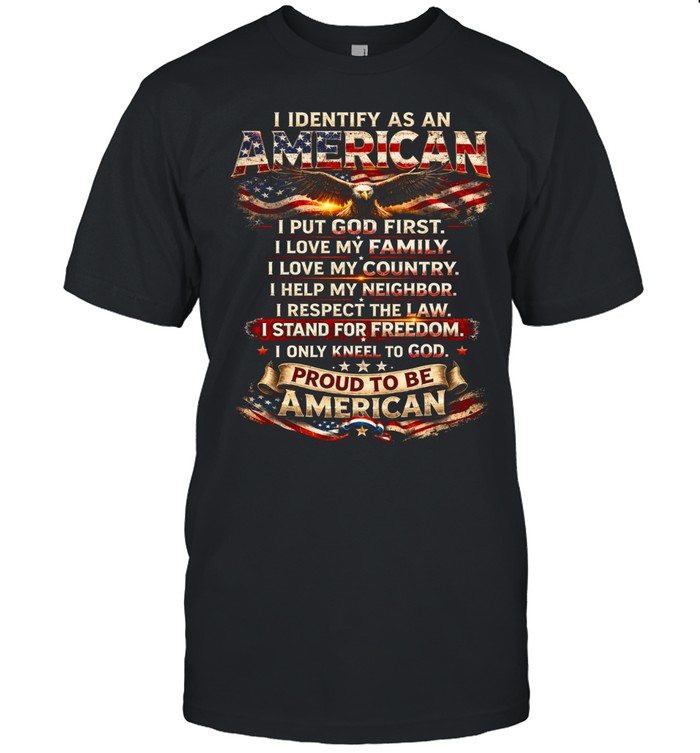 PROUD TO BE AMERICAN Classic Men's T-shirt