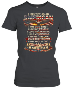 PROUD TO BE AMERICAN Classic Women's T-shirt