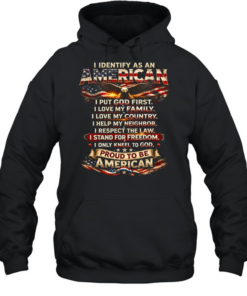 PROUD TO BE AMERICAN Unisex Hoodie