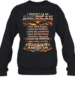 PROUD TO BE AMERICAN Unisex Sweatshirt