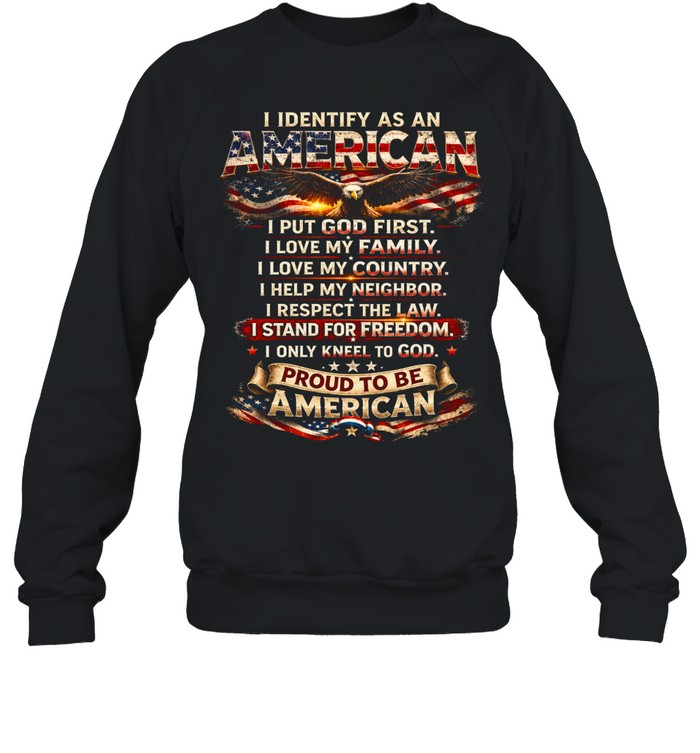 PROUD TO BE AMERICAN Unisex Sweatshirt