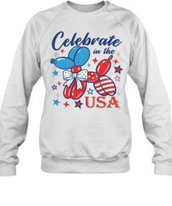Patriotic Dog Balloon Unisex Sweatshirt
