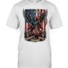 Patriotic Grim Reaper Liberty Or Death T Classic Men's T-shirt
