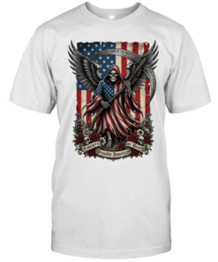 Patriotic Grim Reaper Liberty Or Death T Classic Men's T-shirt