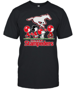 Peanuts X Calgary Stampeders Football Walk T Classic Men's T-shirt