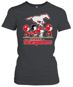 Peanuts X Calgary Stampeders Football Walk T Classic Women's T-shirt