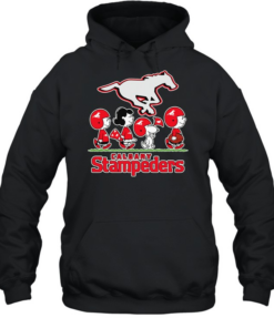 Peanuts X Calgary Stampeders Football Walk T Unisex Hoodie