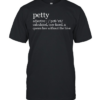 Petty adjective meaning definition T Classic Men's T-shirt