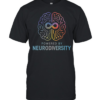 Powered by neurodiversity the brain  Classic Men's T-shirt