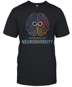 Powered by neurodiversity the brain  Classic Men's T-shirt