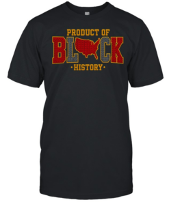 Product of Black History map of the United States USA knit texture  Classic Men's T-shirt