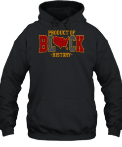 Product of Black History map of the United States USA knit texture  Unisex Hoodie