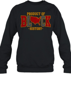 Product of Black History map of the United States USA knit texture  Unisex Sweatshirt
