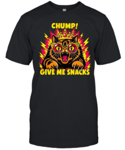 Queen cat chump give me snacks graphic  Classic Men's T-shirt