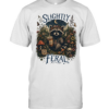 Raccoon sitting slightly feral  Classic Men's T-shirt