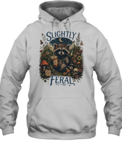 Raccoon sitting slightly feral  Unisex Hoodie