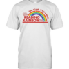 Rainbow take a look it’s in a book reading bookworm  Classic Men's T-shirt