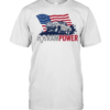 Ram Power Toyota Tacoma American flag  Classic Men's T-shirt