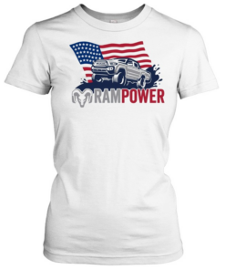 Ram Power Toyota Tacoma American flag Classic Women's T-shirt