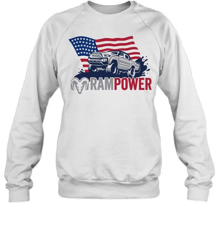 Ram Power Toyota Tacoma American flag Unisex Sweatshirt
