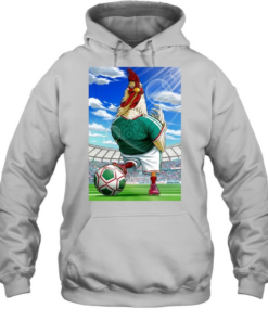 Rooster Fighter Mexican Soccer Fan Athlete Mayan Calendar  Unisex Hoodie