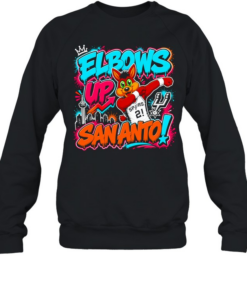 San Antonio Spurs Mascot Elbows Up Sananto T Unisex Sweatshirt