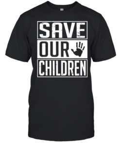 Save our children Awareness vintage  Classic Men's T-shirt