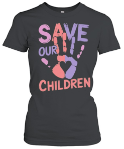 Save our children end human trafficking Awareness Classic Women's T-shirt