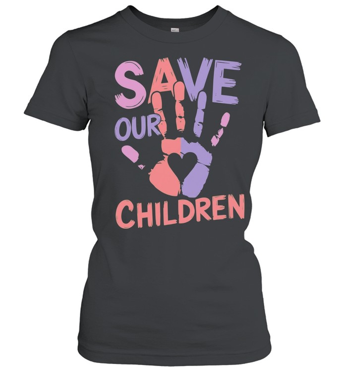 Save our children end human trafficking Awareness Classic Women's T-shirt