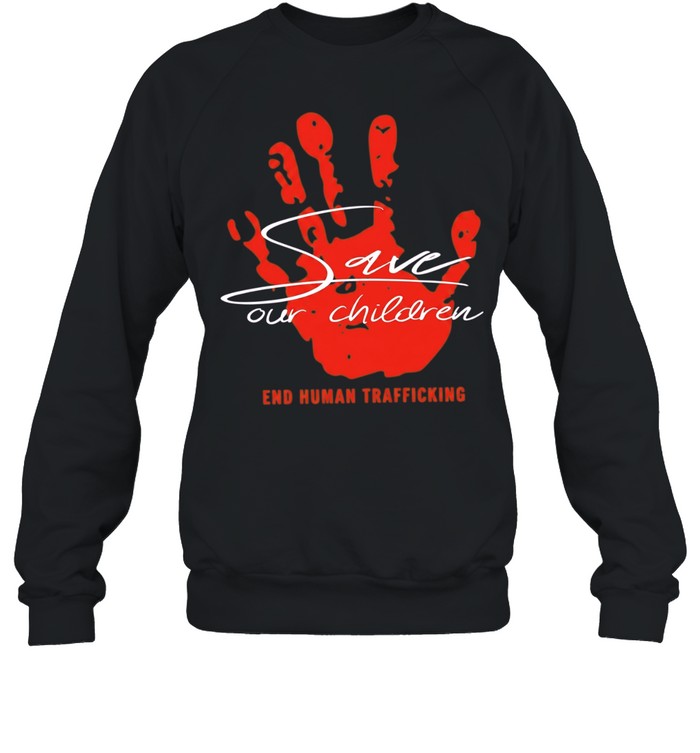Save our children end human trafficking Unisex Sweatshirt