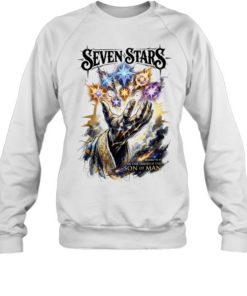 Seven stars in the hand of the son of man  Unisex Sweatshirt
