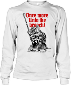 Sir Capy once more unto the breach Long Sleeved T-shirt