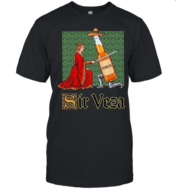 Sir Veza Cerueza Beer Mexican Sombrero Classic Men's T-shirt