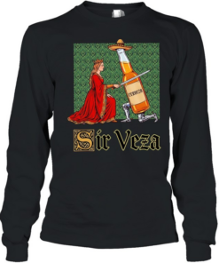 Sir Veza Cerueza Beer Mexican Sombrero Long Sleeved T-shirt