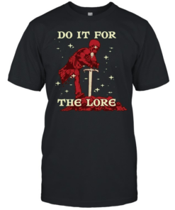 Skeleton knight sword do it for the lore fantasy adventure gaming enthusiast  Classic Men's T-shirt